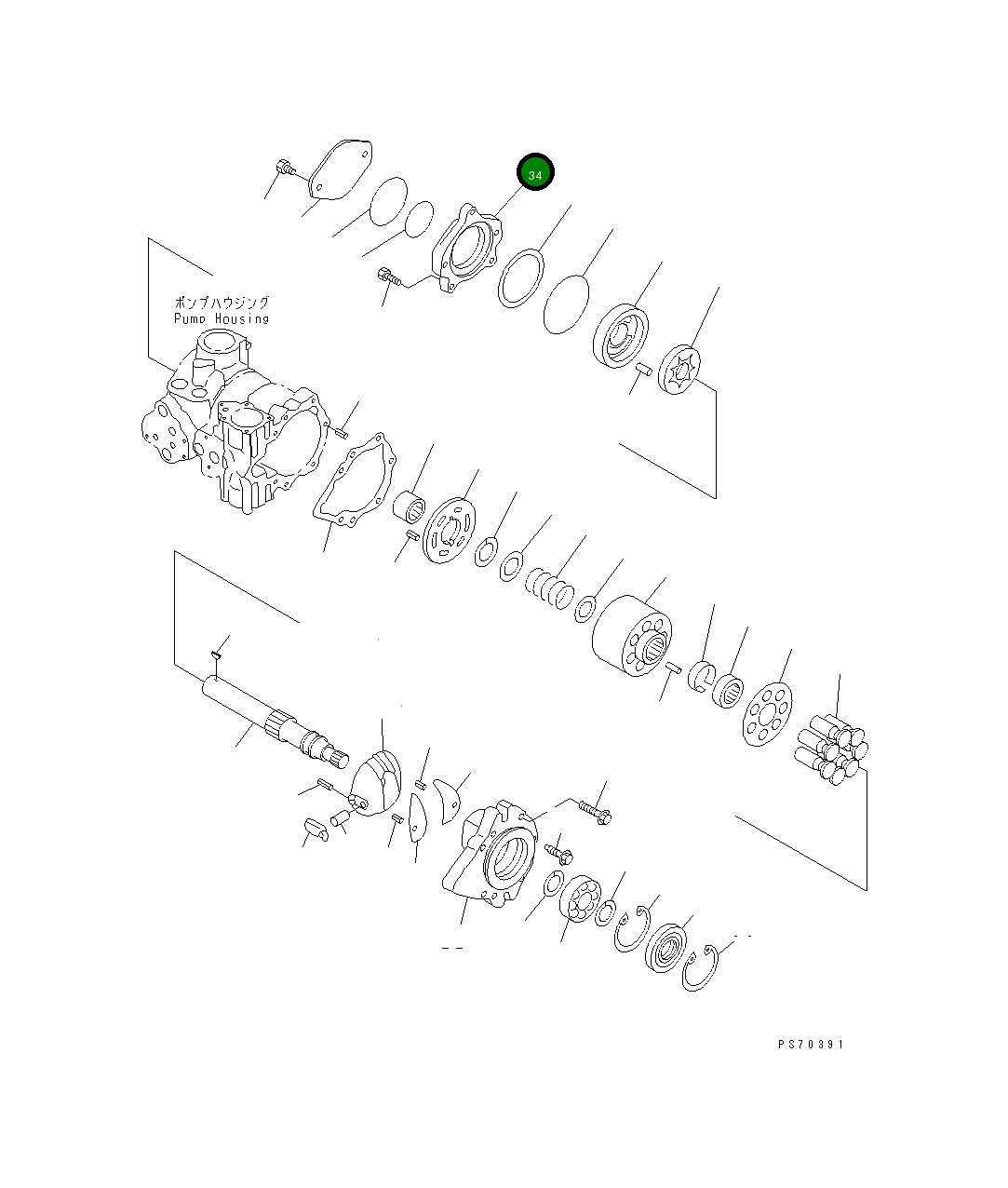 Адаптер 258-81-22810 Komatsu