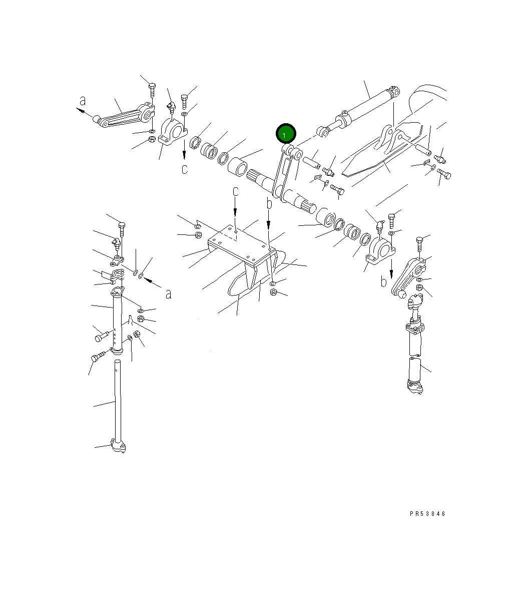 Вал 234-71-21210 Komatsu