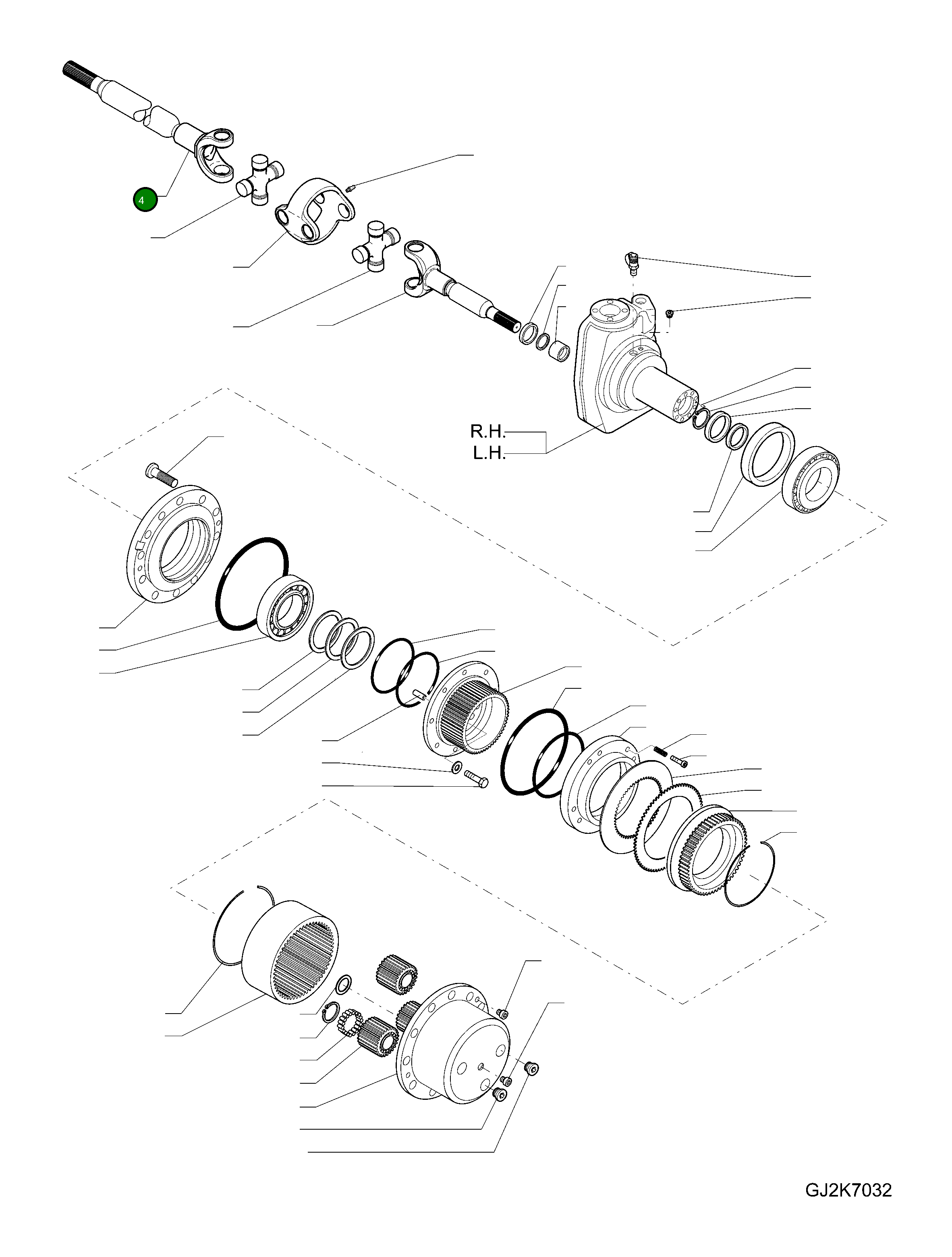 Вилка 20G-23-H0P02 Komatsu