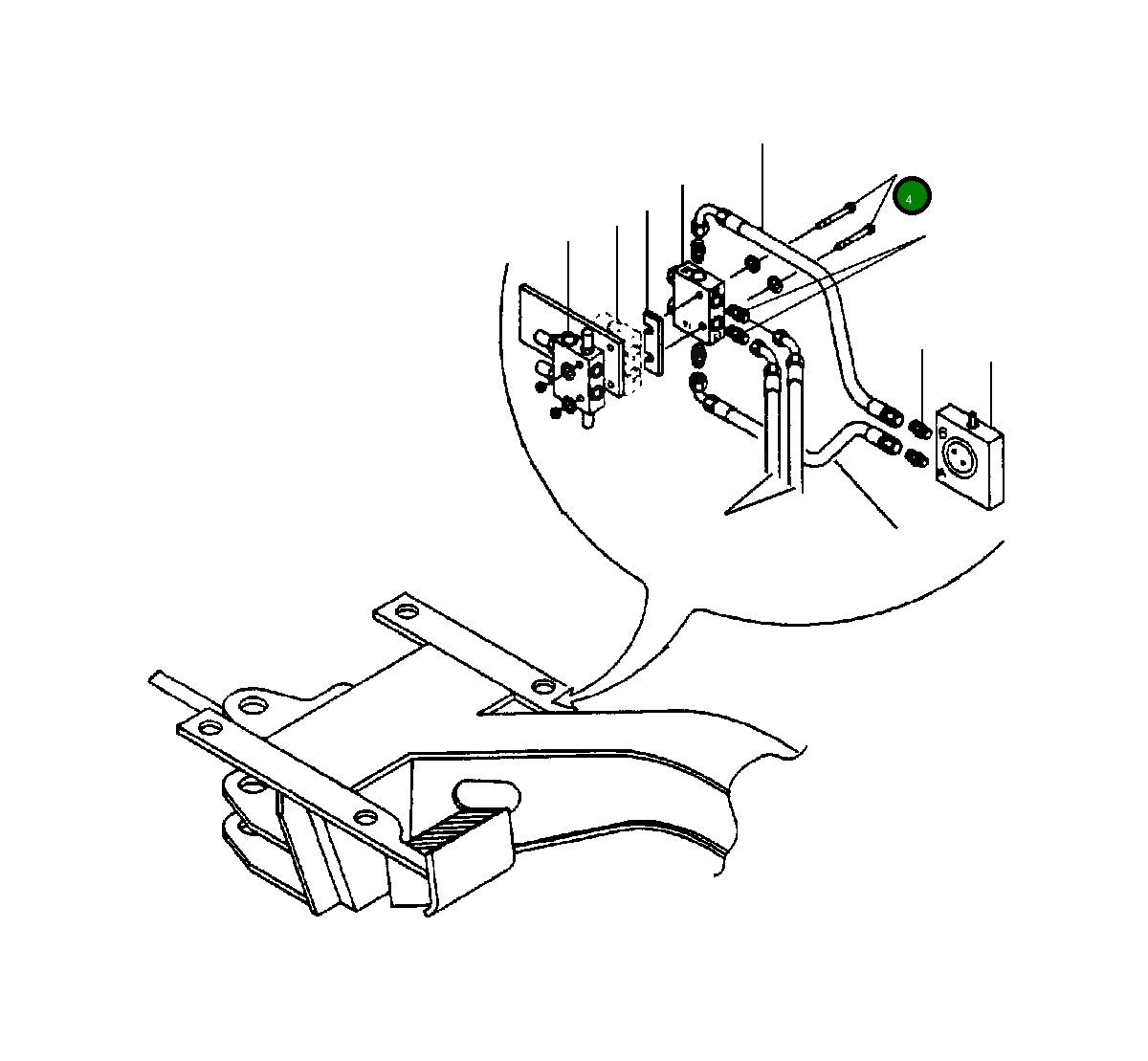 Болт - FOR 1 CHECK VALVE 26 704 R1 Komatsu