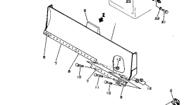 Отвал в сборе 144-870-0060 Komatsu