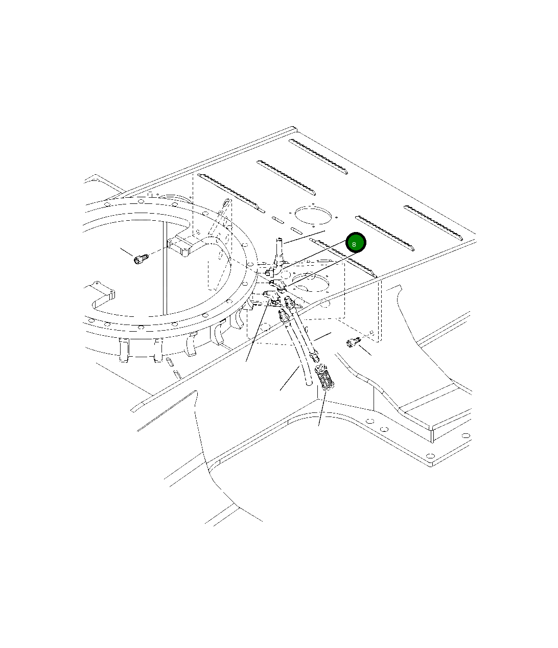 Адаптер 11355KF Komatsu