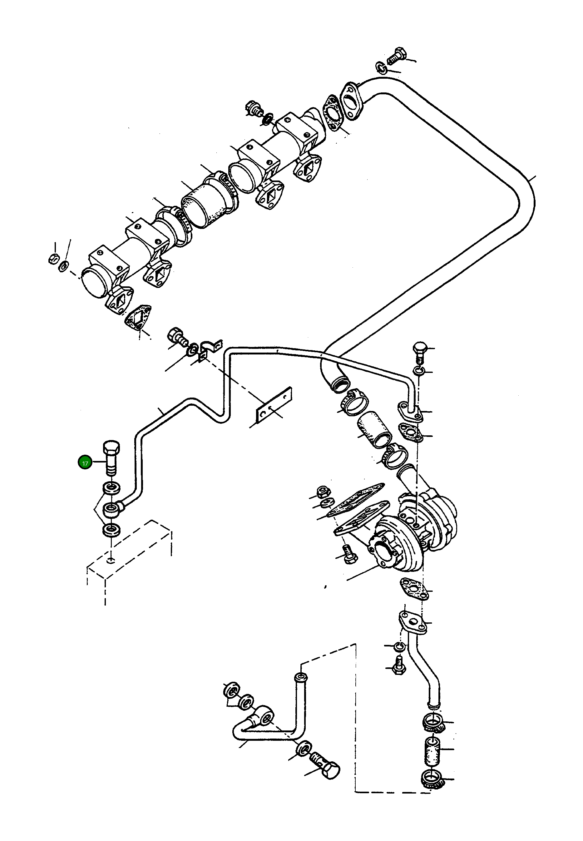 Болт-банджо 2999668M1 Komatsu