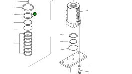 Вал 22L-09-R2F80 Komatsu