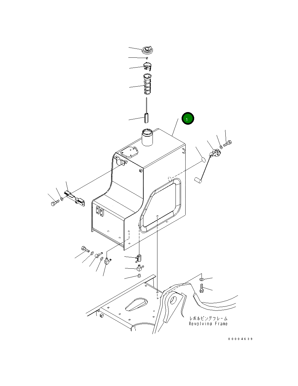 Бак 22U-04-21320YN Komatsu