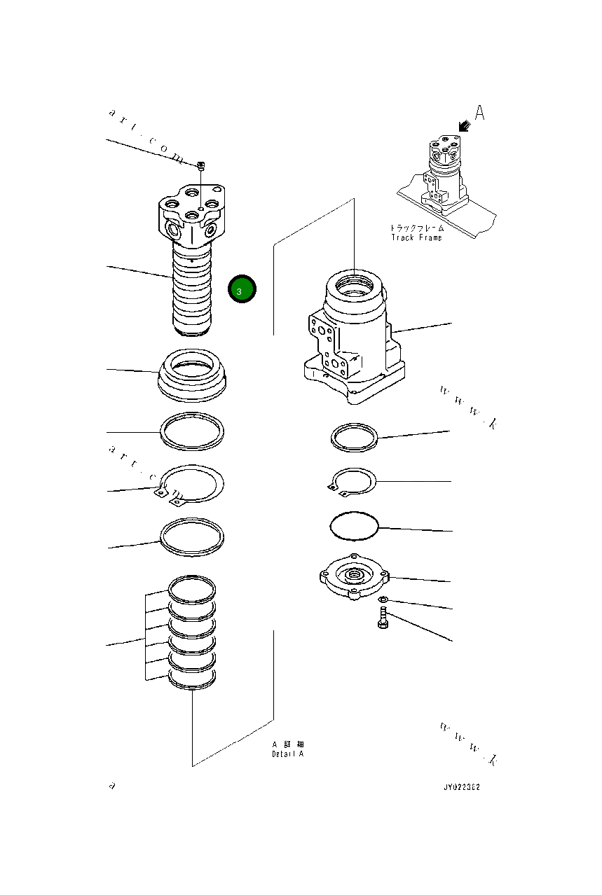 Вал 703-08-92192 Komatsu
