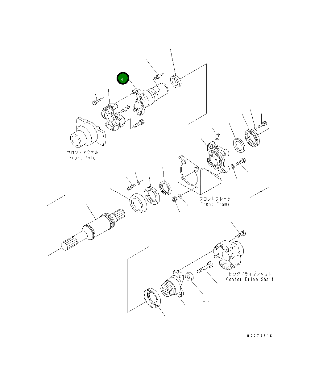Вилка 421-20-33720 Komatsu