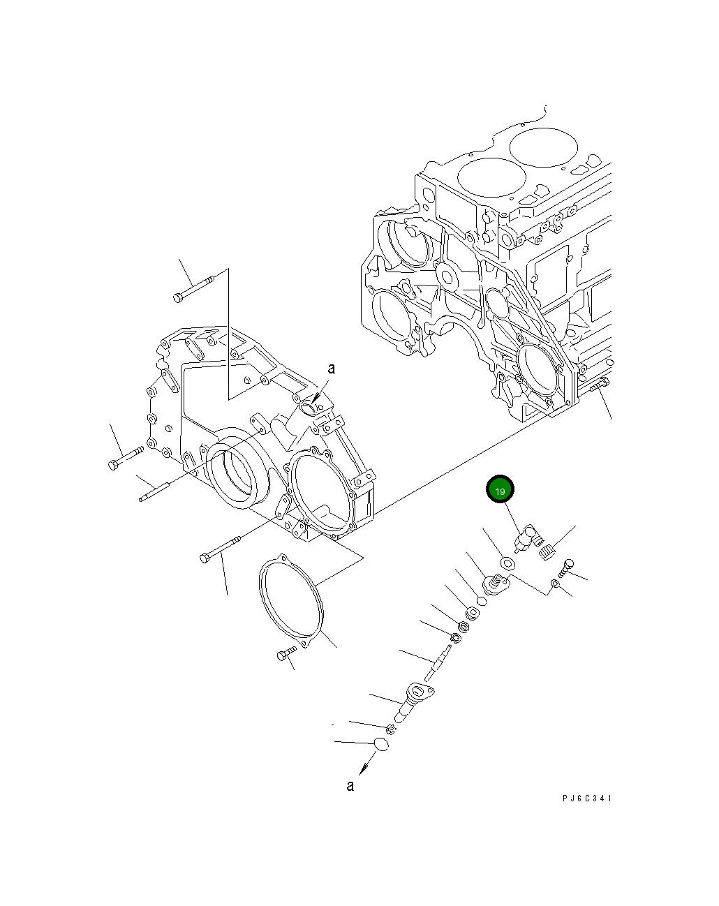 Адаптер 6136-81-5220 Komatsu