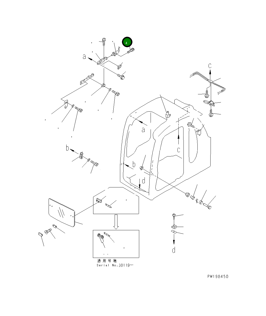 Винт 01023-20316 Komatsu