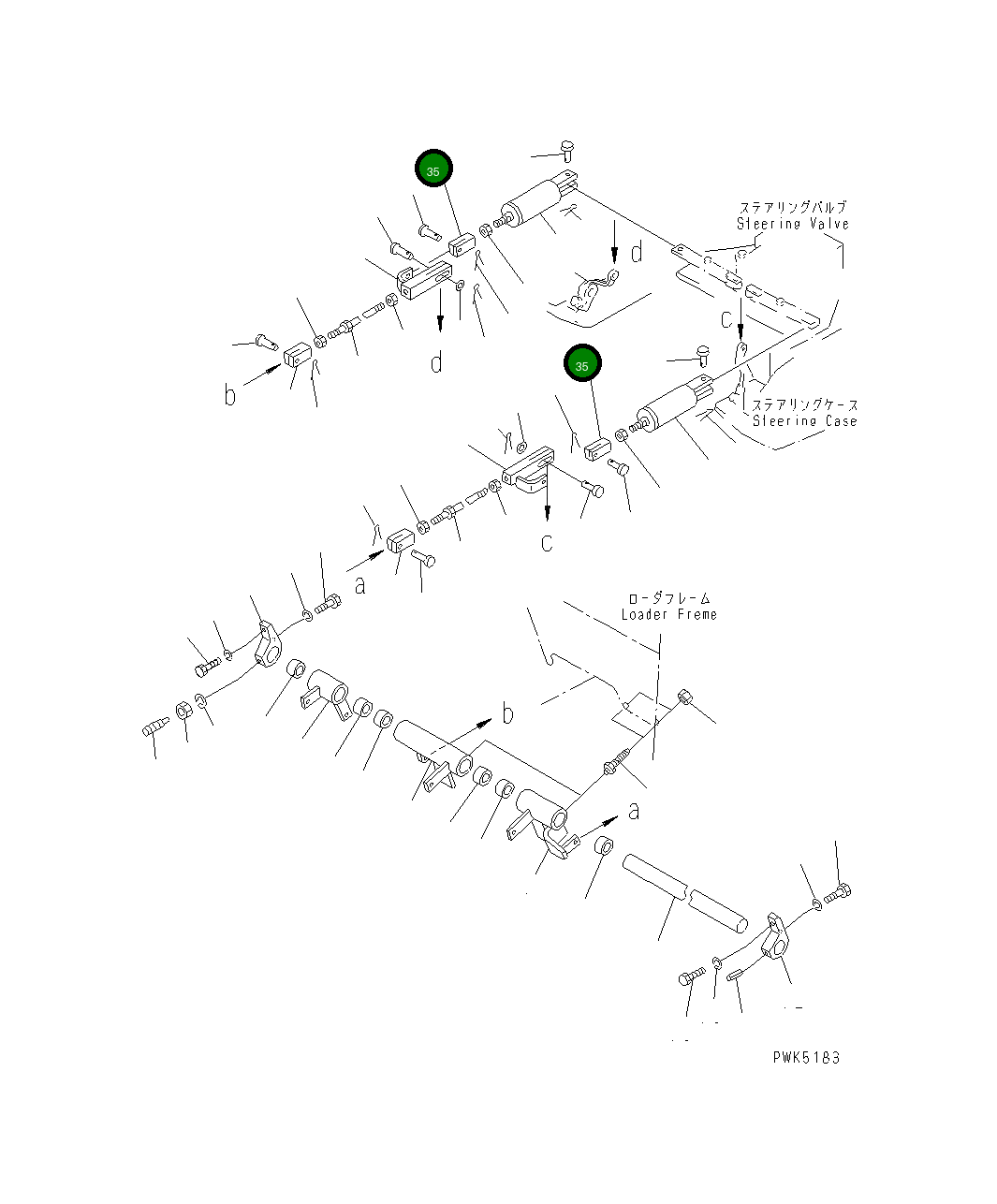 Вилка 104-43-51520 Komatsu