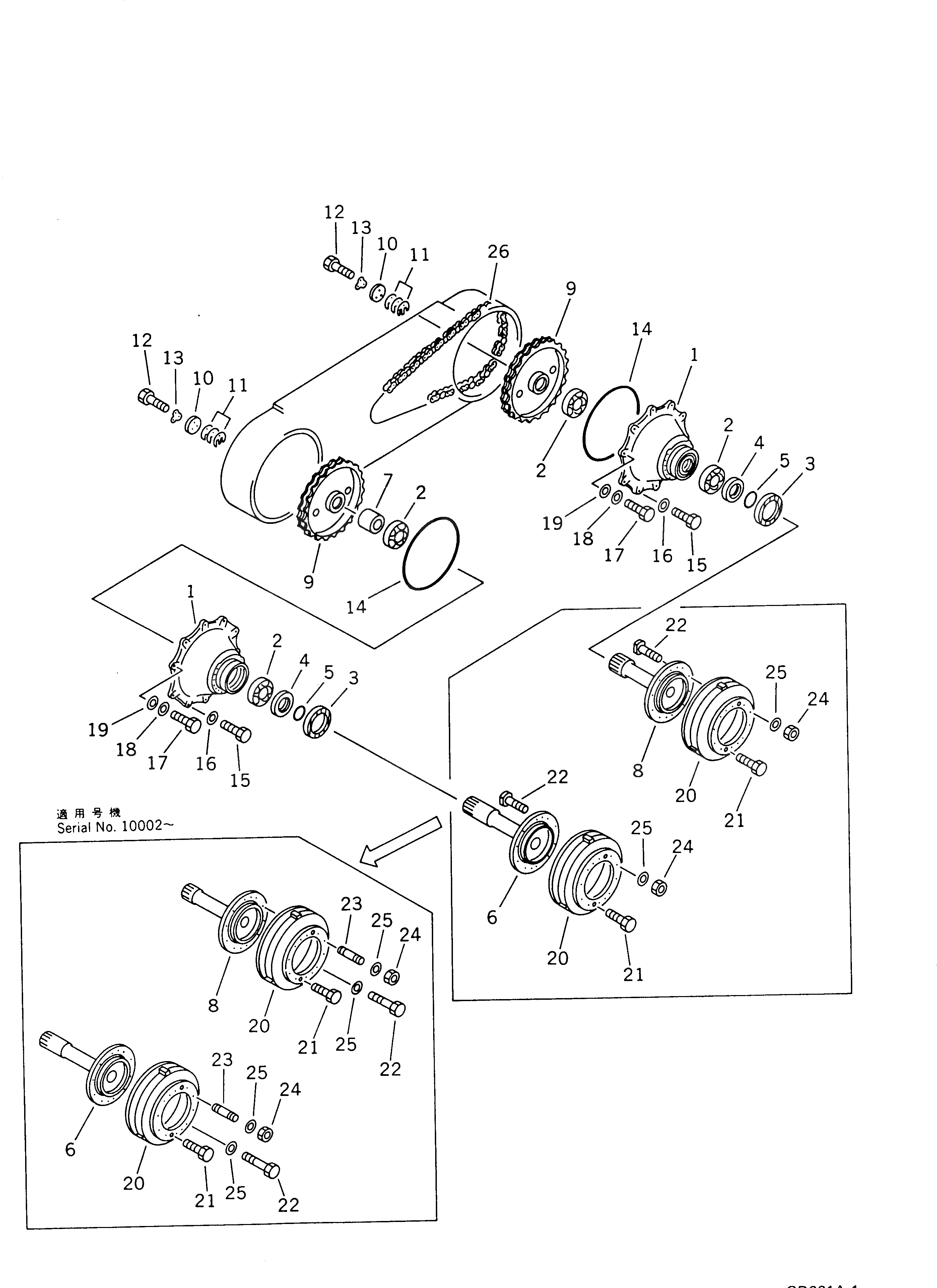Барабан 23A-23-11240 Komatsu