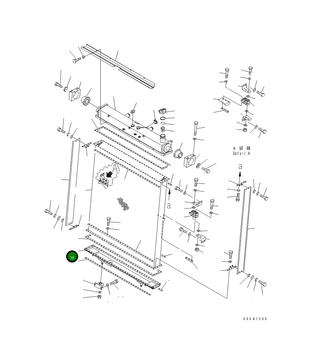 Бак 198-03-71130 Komatsu