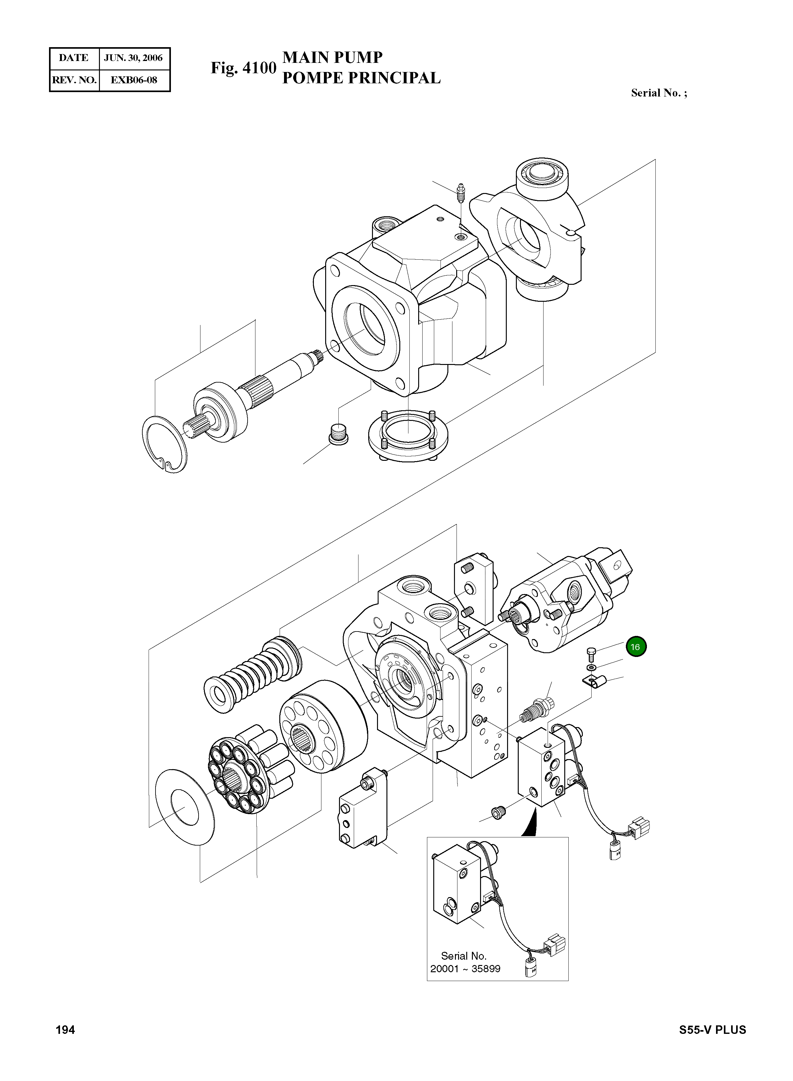 Болт M4X10 1301502002 Komatsu