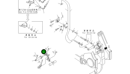 Вилка 195-79-12123 Komatsu