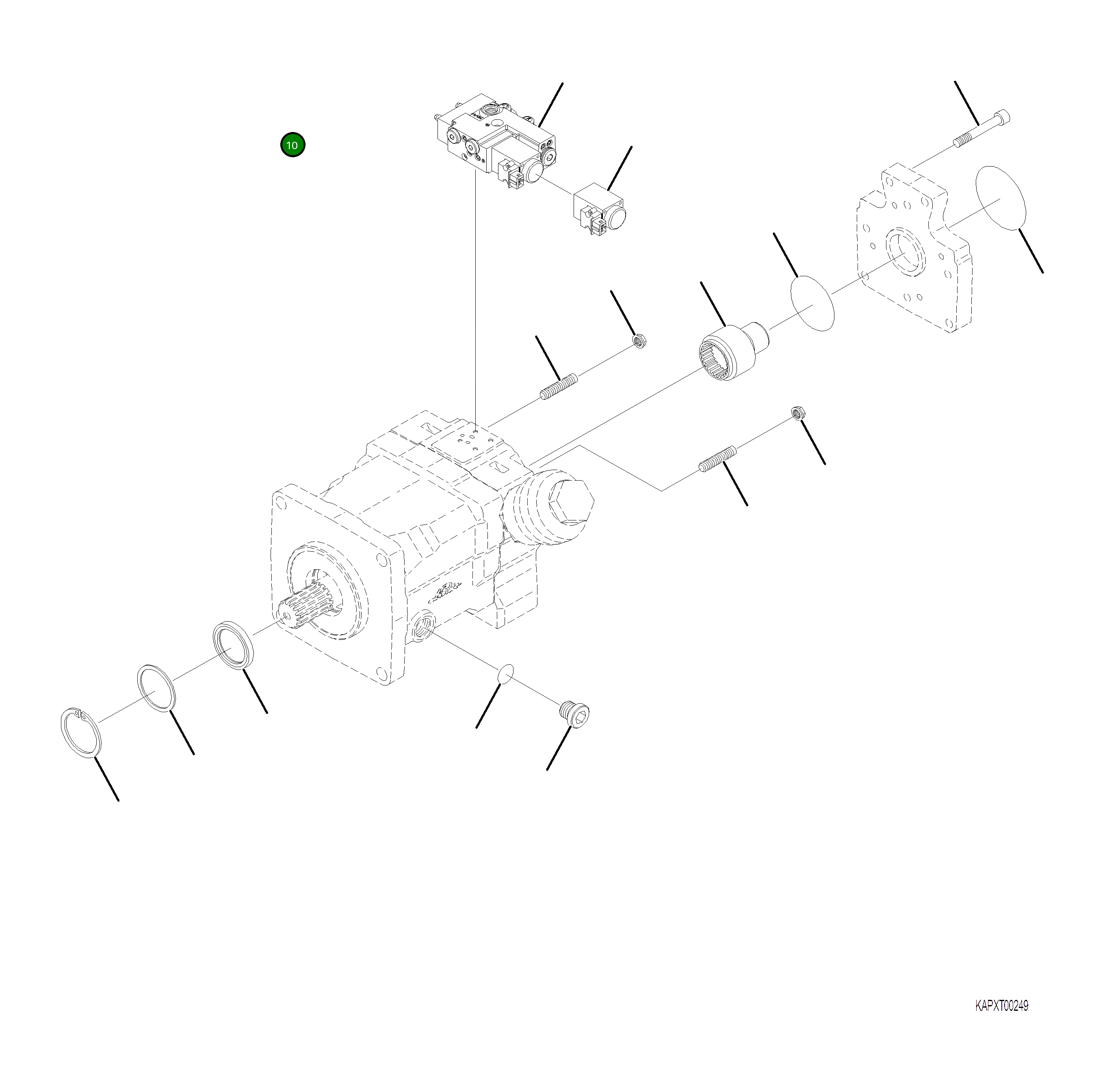 Вал 4A1-60-26270 Komatsu