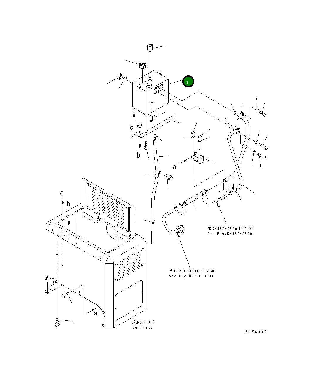 Бак 421-U44-2610 Komatsu