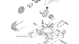 Ведущая звезда 01020-00190 Komatsu