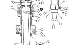 Верхний подшипник TZ0302 Komatsu