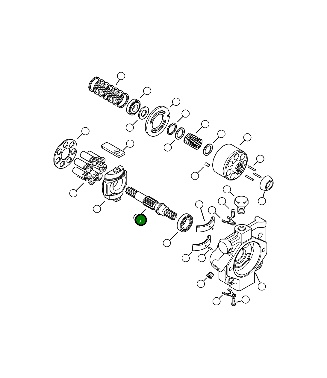 Вал 720-2T-12140 Komatsu