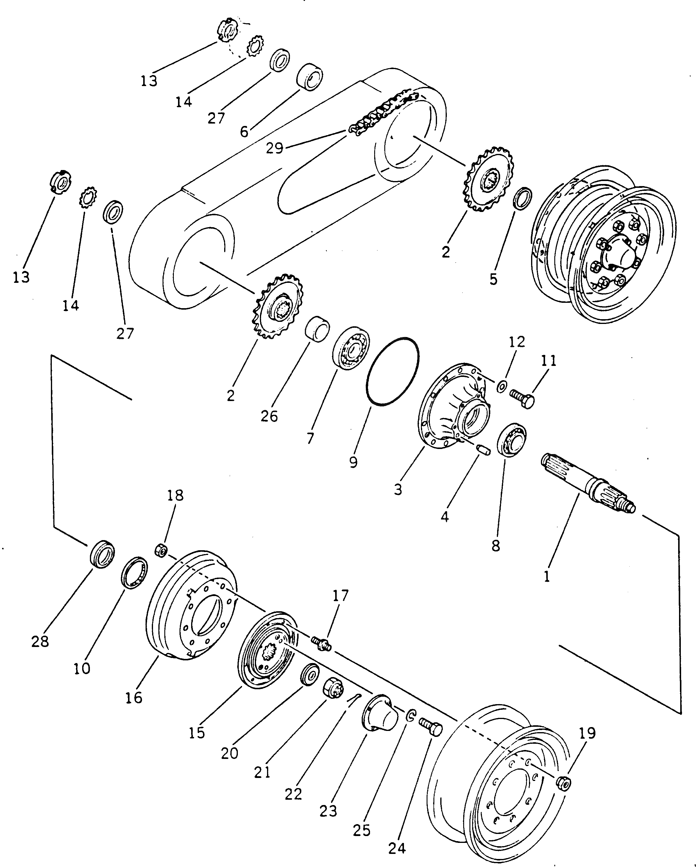 Вал 233-23-22210 Komatsu