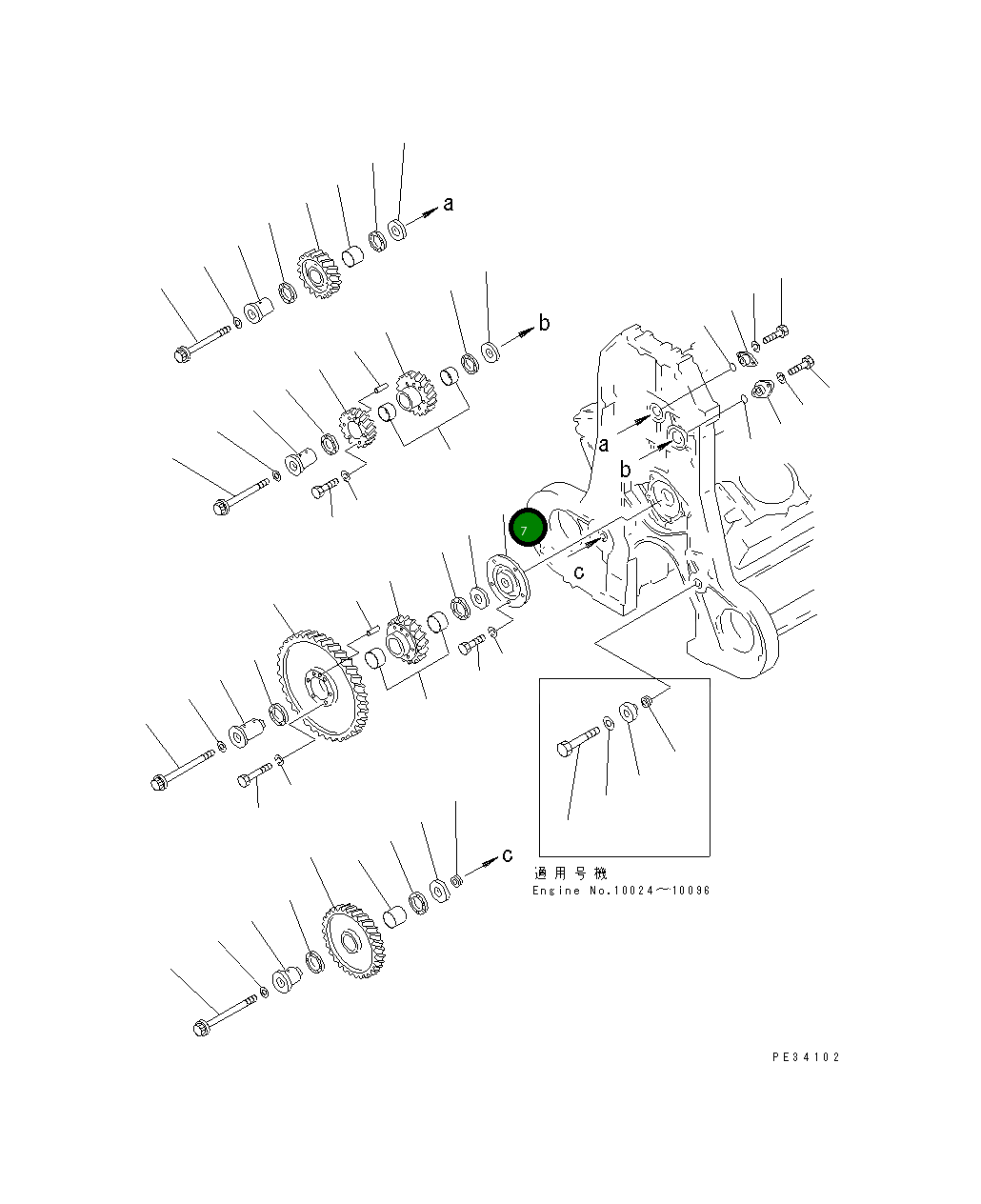 Адаптер 6164-21-2430 Komatsu