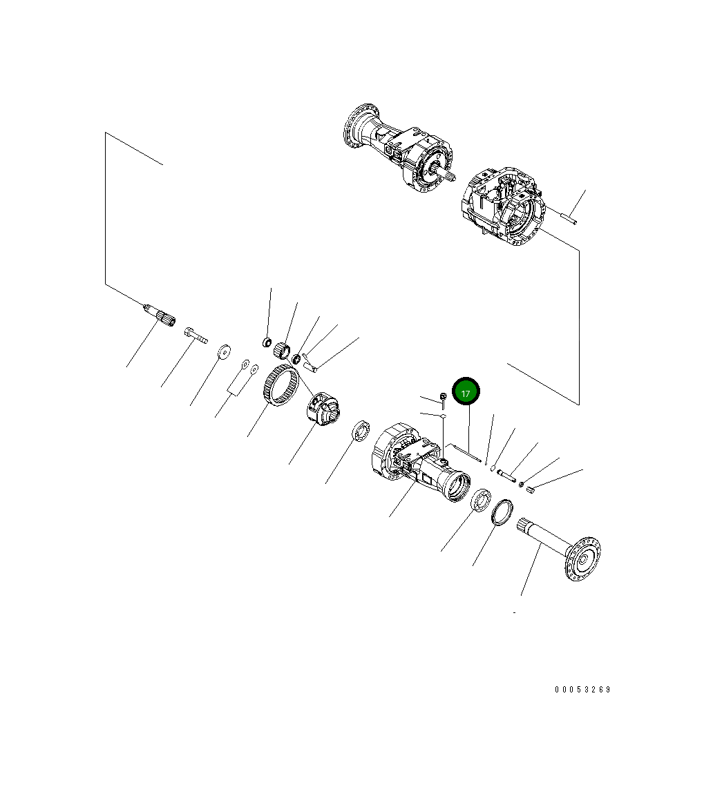 Вал 421-33-31711 Komatsu