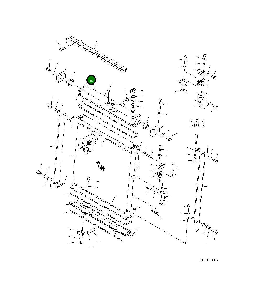 Бак 198-03-73611 Komatsu