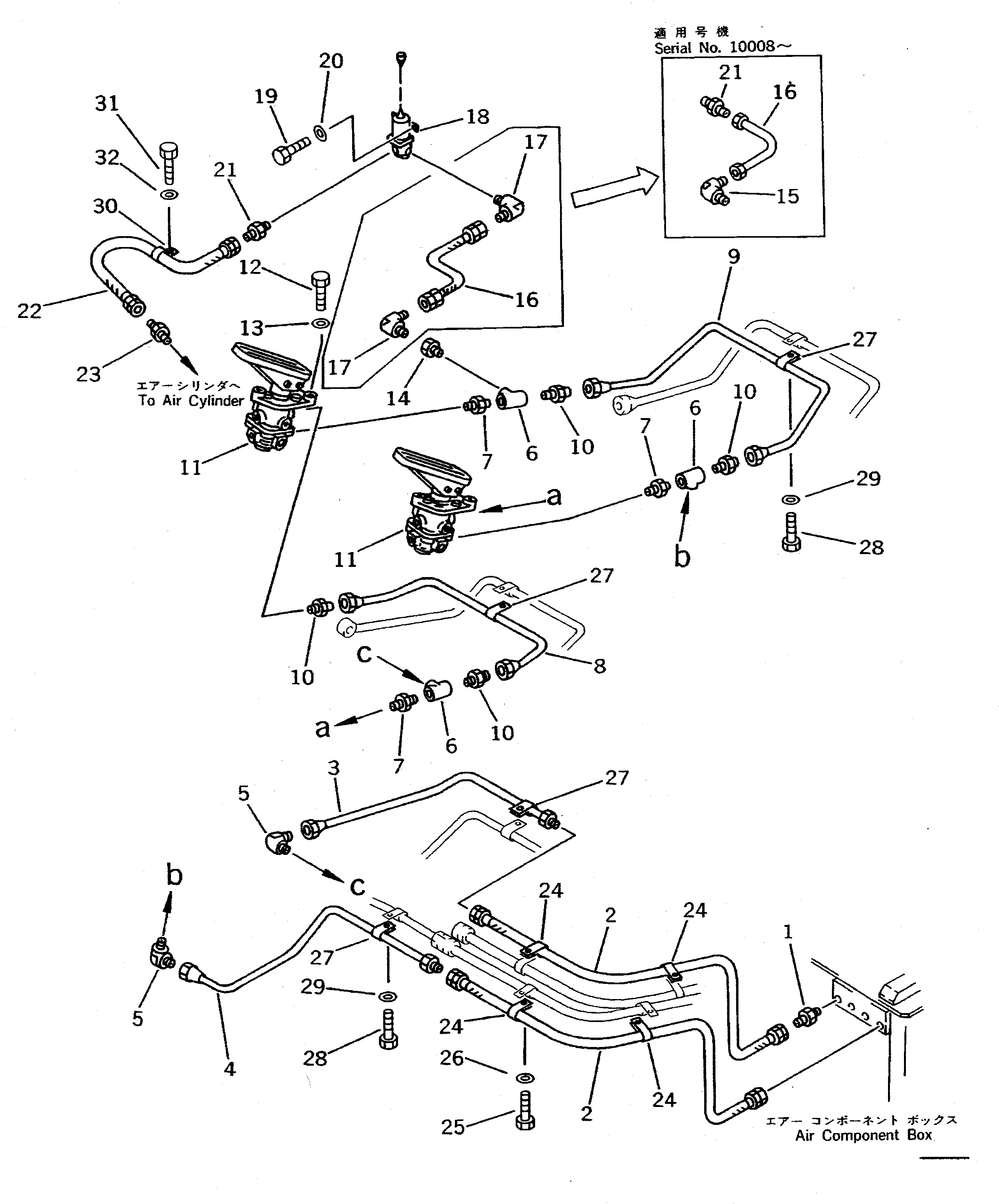 Адаптер 07326-10302 Komatsu
