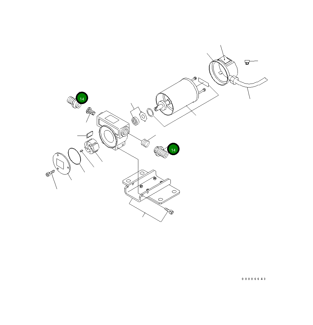 Адаптер 20Y-04-K2090 Komatsu