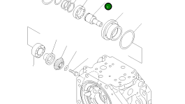 Вал 708-2K-12750 Komatsu