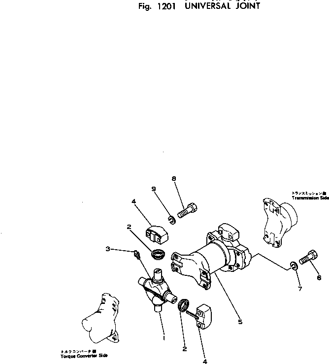 Вал 145-20-41110 Komatsu