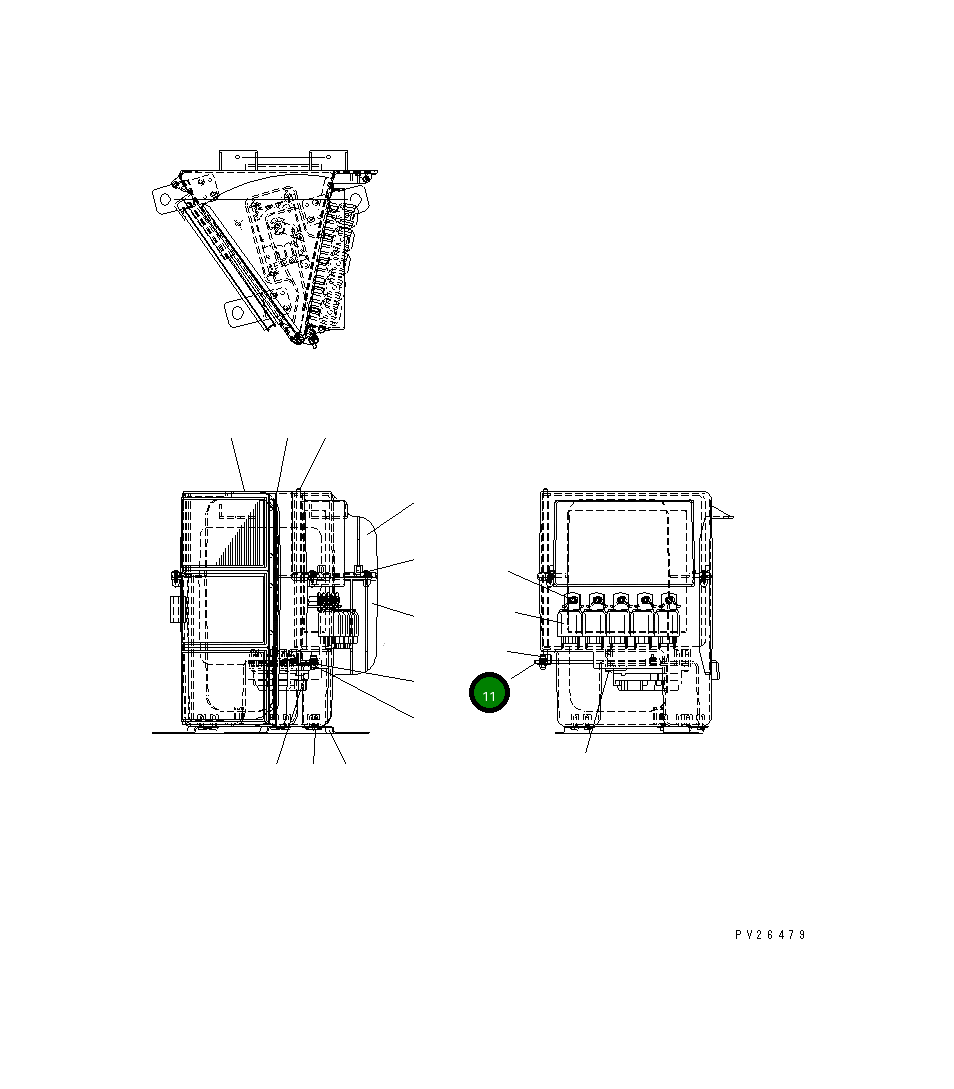 Вал ND116662-3840 Komatsu