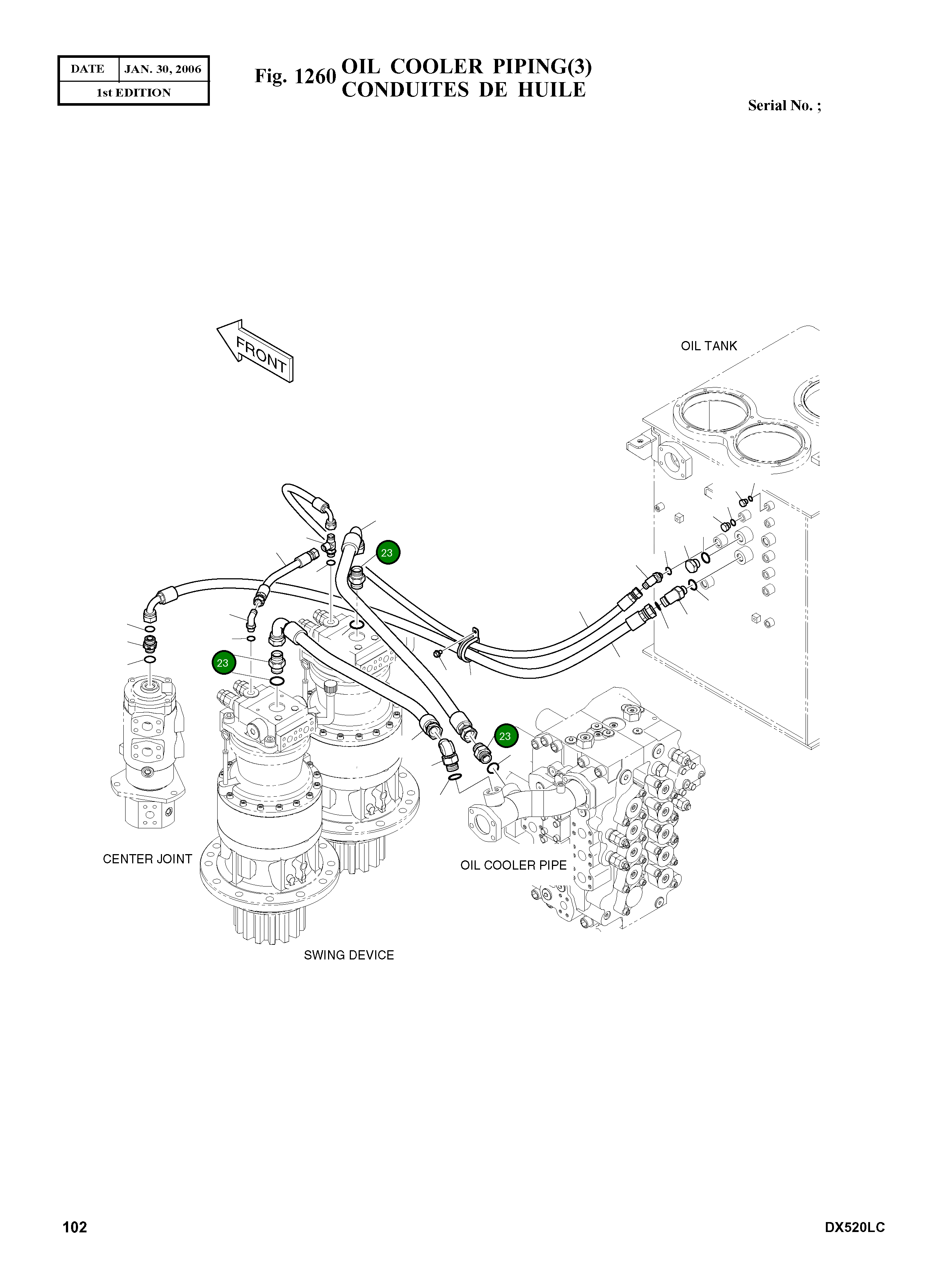 Адаптер DS2213169 Komatsu