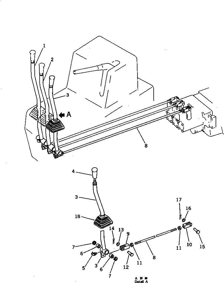 Вилка 418-43-18230 Komatsu