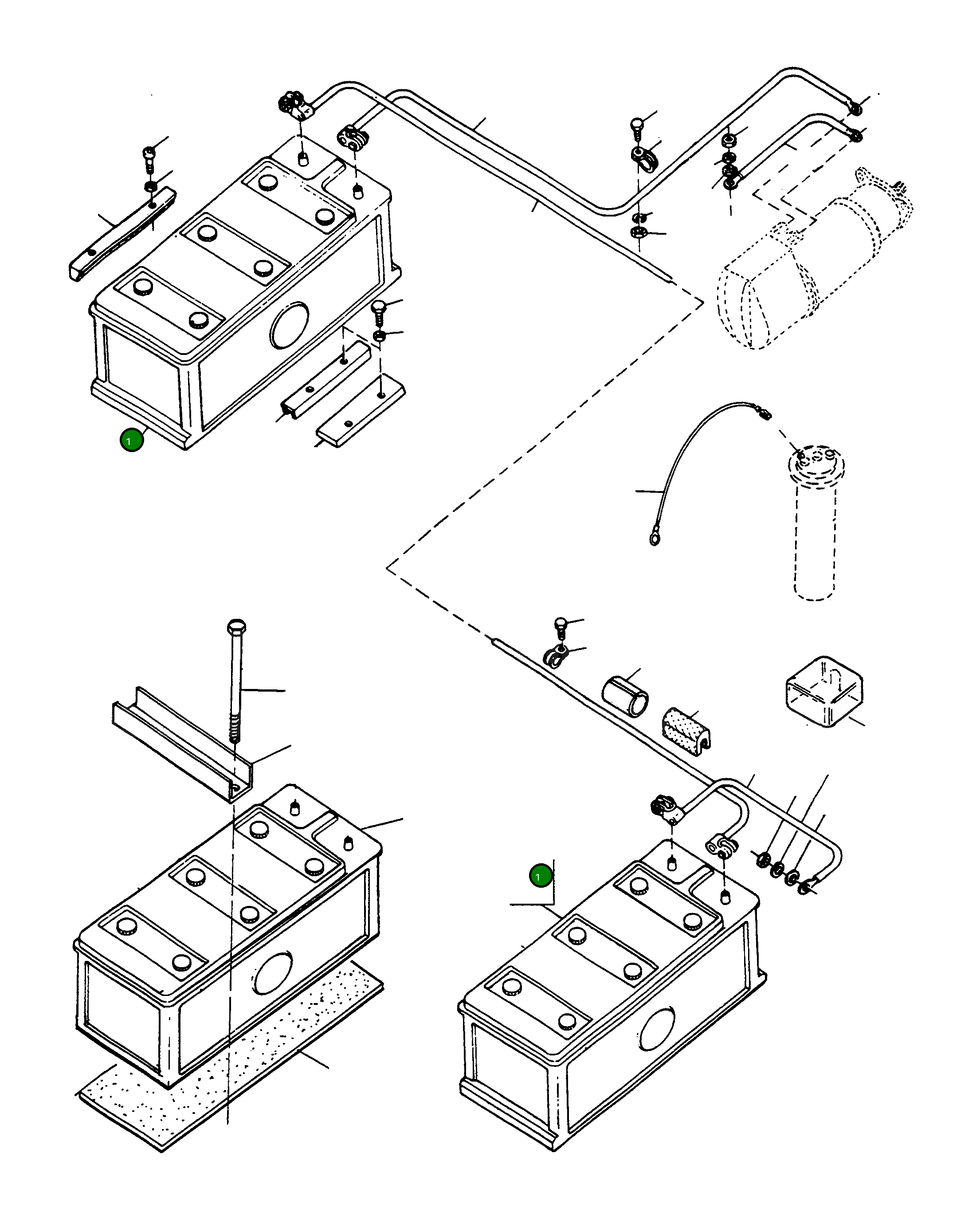 Аккумулятор 1443854X1 Komatsu