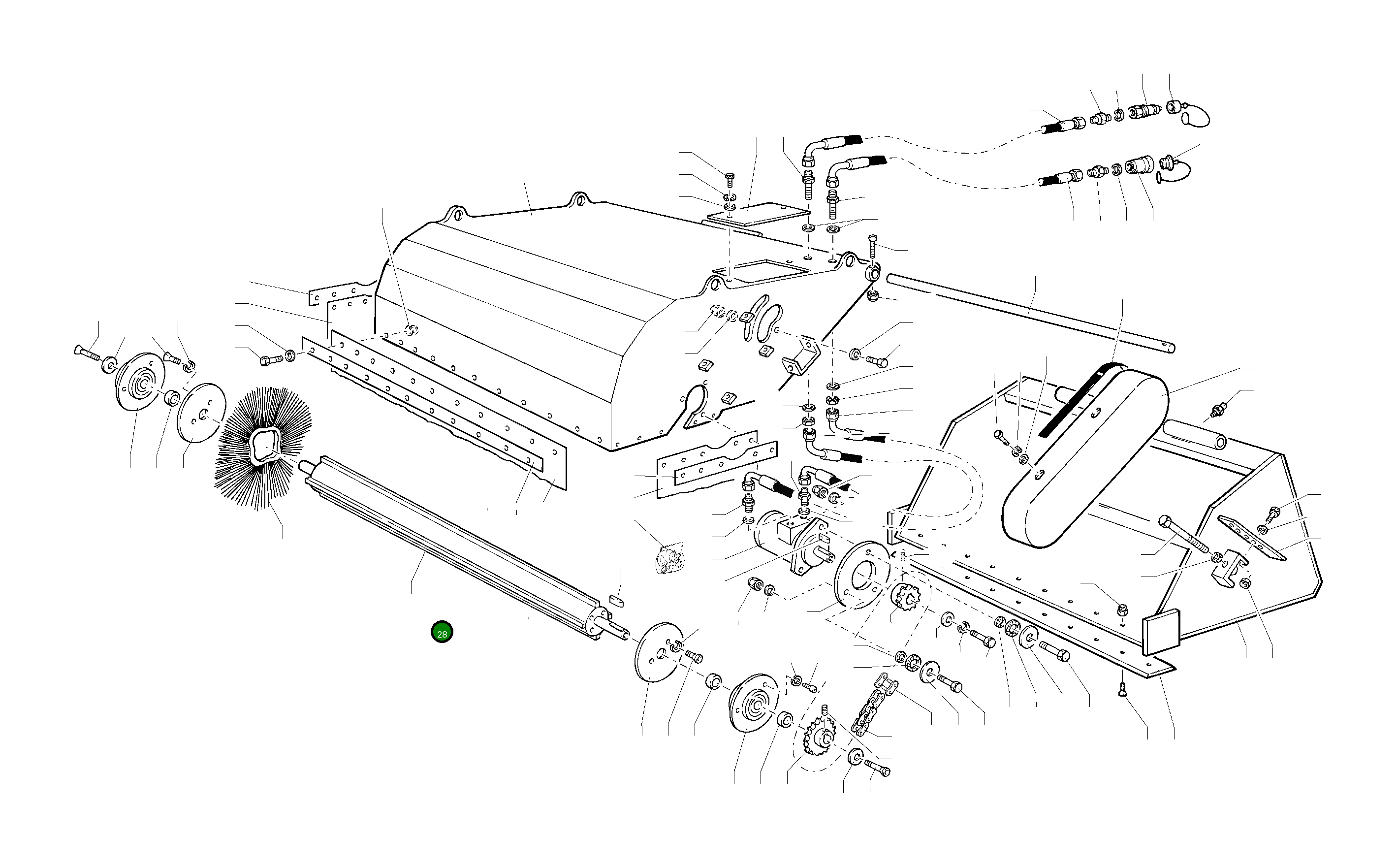 Вал UE0000264 Komatsu