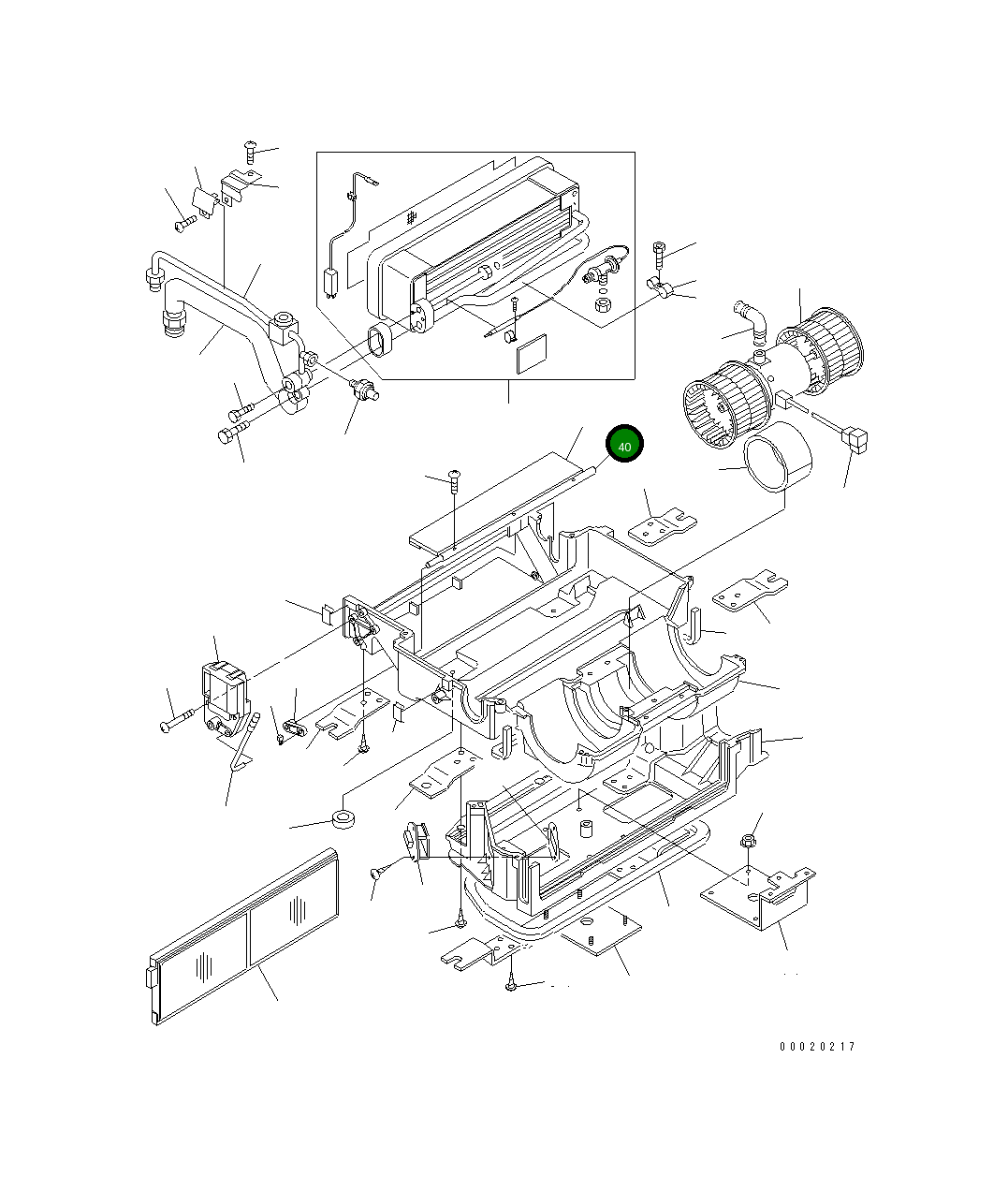 Вал DK534280-1500 Komatsu