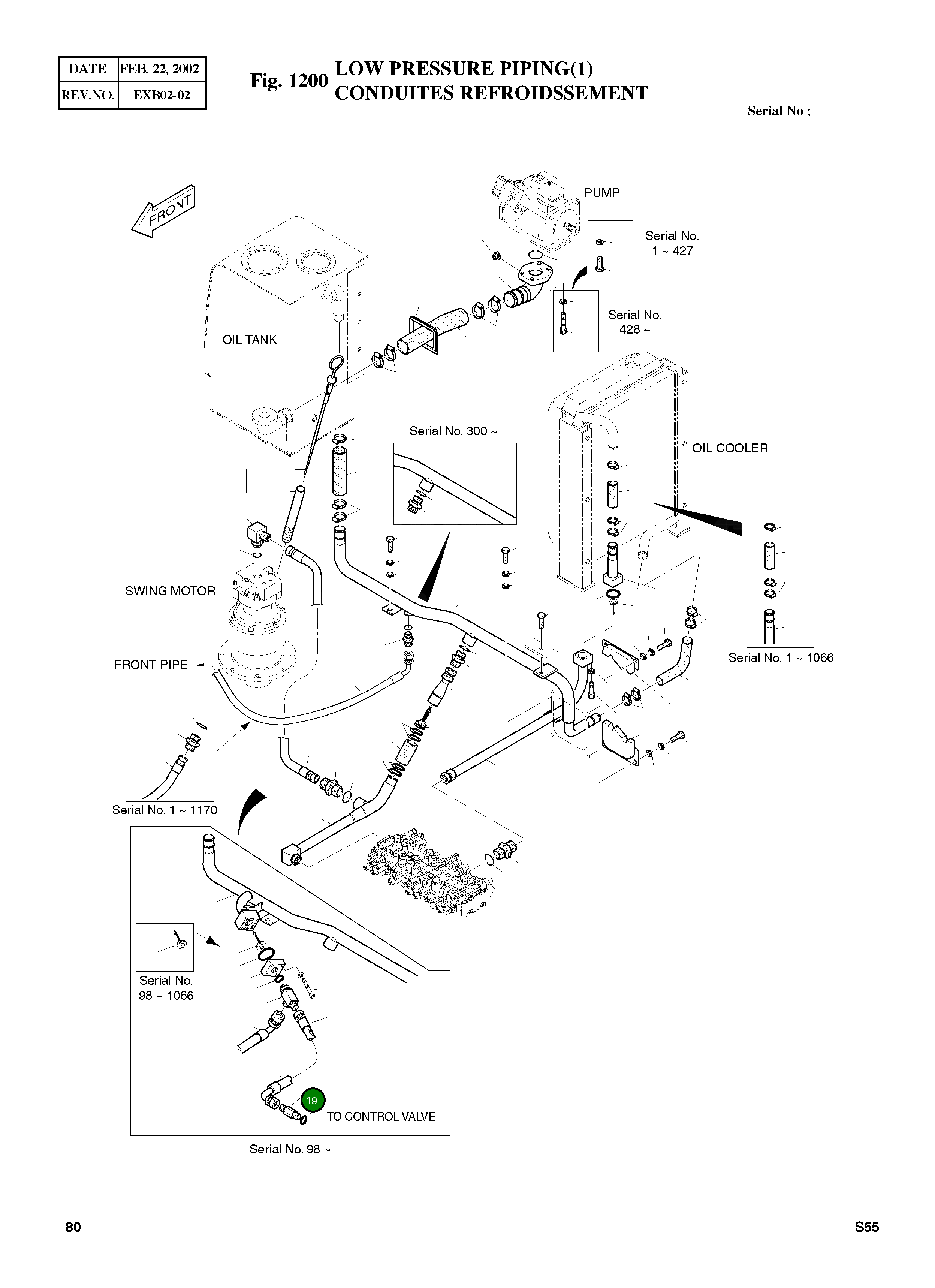 Адаптер 2181-1126D135 Komatsu