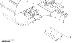 Проставка 195-32-22230 Komatsu