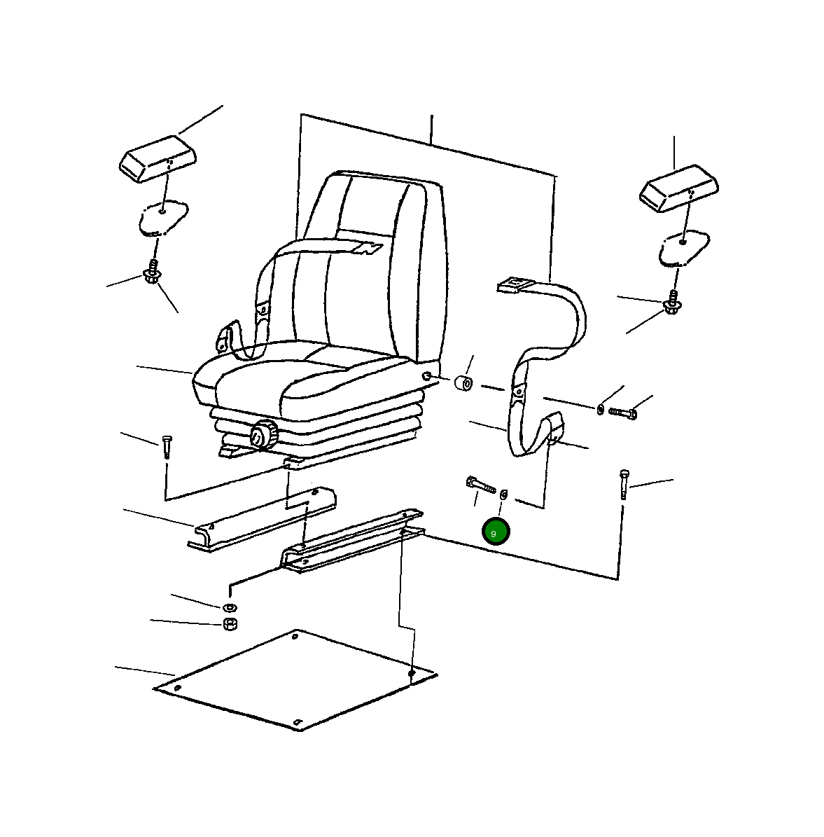 Болт - 7/16 IN 267 96 R1 Komatsu