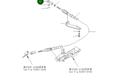 Вилка 205-45-11580 Komatsu