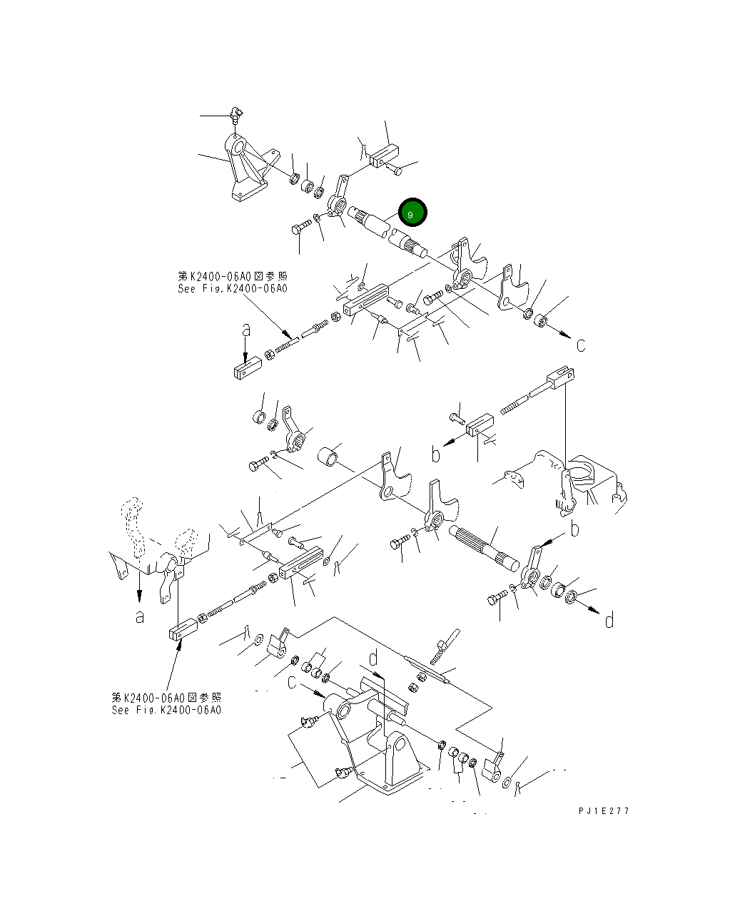 Вал 196-43-11430 Komatsu