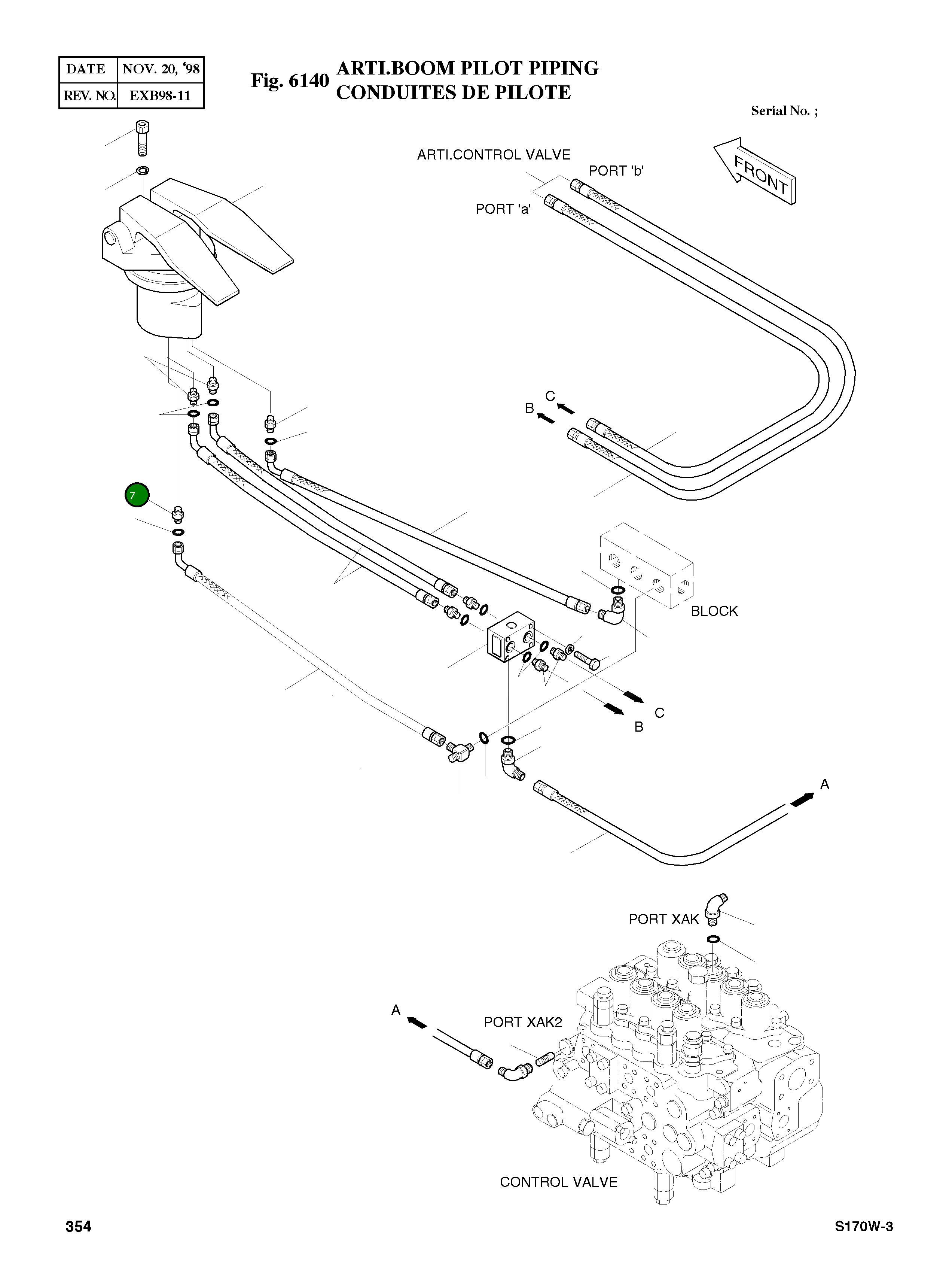 Адаптер PFO1/4-PF1/44 2181-1917D24 Komatsu