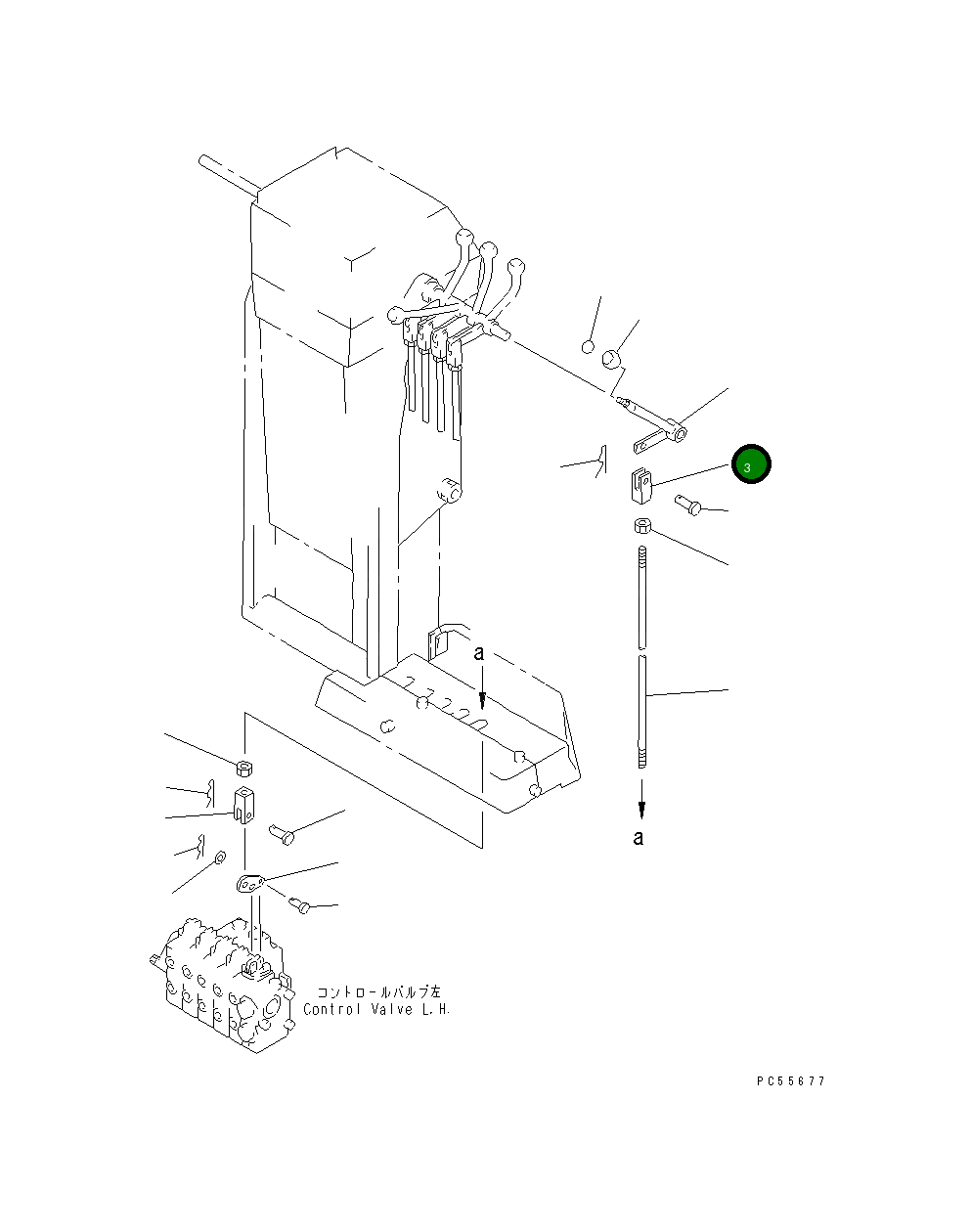 Вилка 238-43-38580 Komatsu