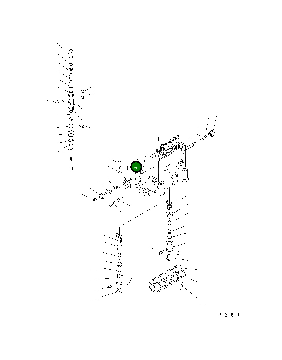 Адаптер DK134222-1300 Komatsu