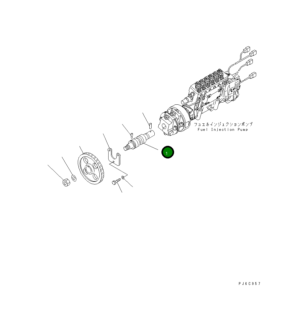 Вал 6212-76-3181 Komatsu