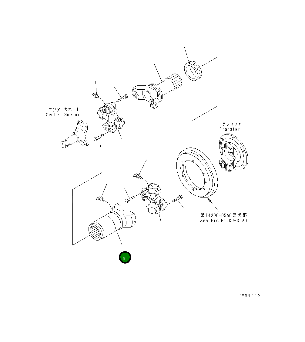 Вилка 42C-20-12160 Komatsu