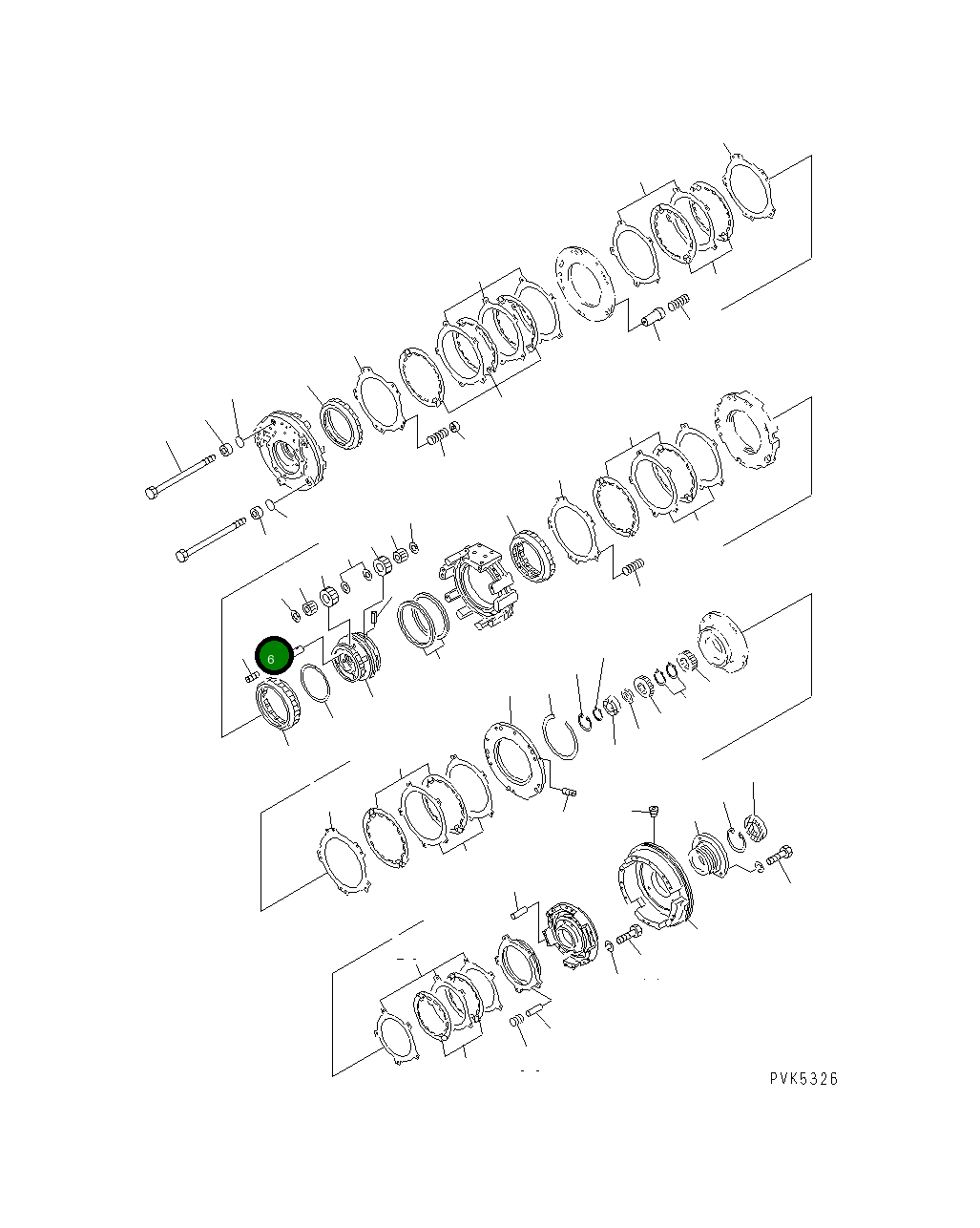 Вал 103-15-22521 Komatsu