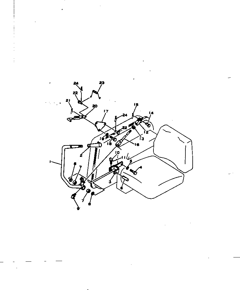 Вилка 144-43-16133 Komatsu