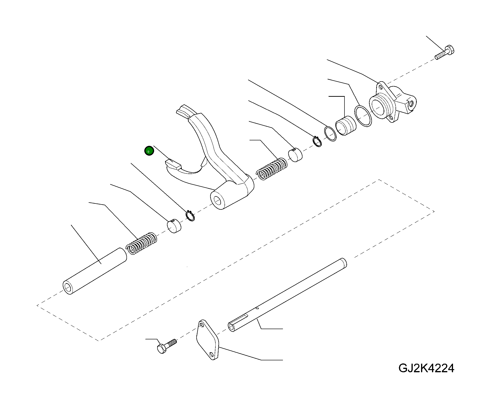Вилка 42U-22-H0R10 Komatsu